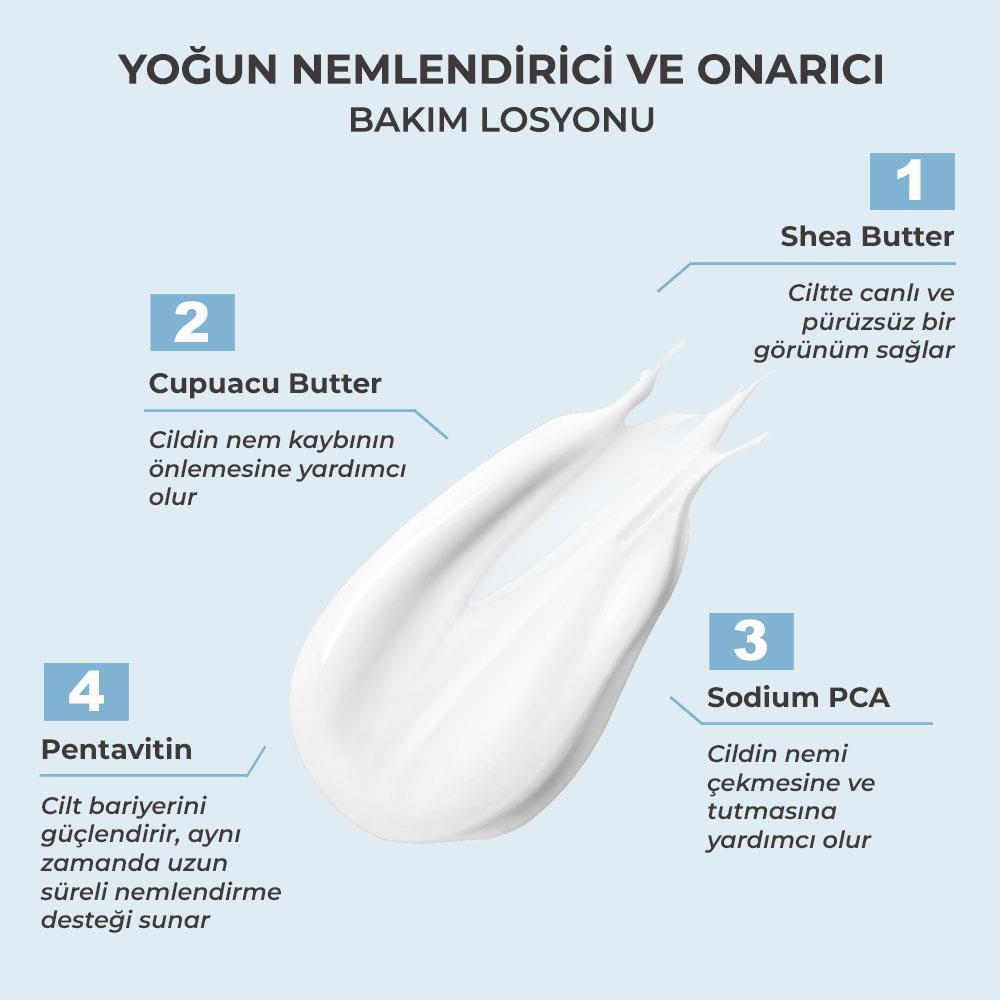 Sinoz Yoğun Nemlendirici ve Onarıcı Bakım Losyonu 400 ml