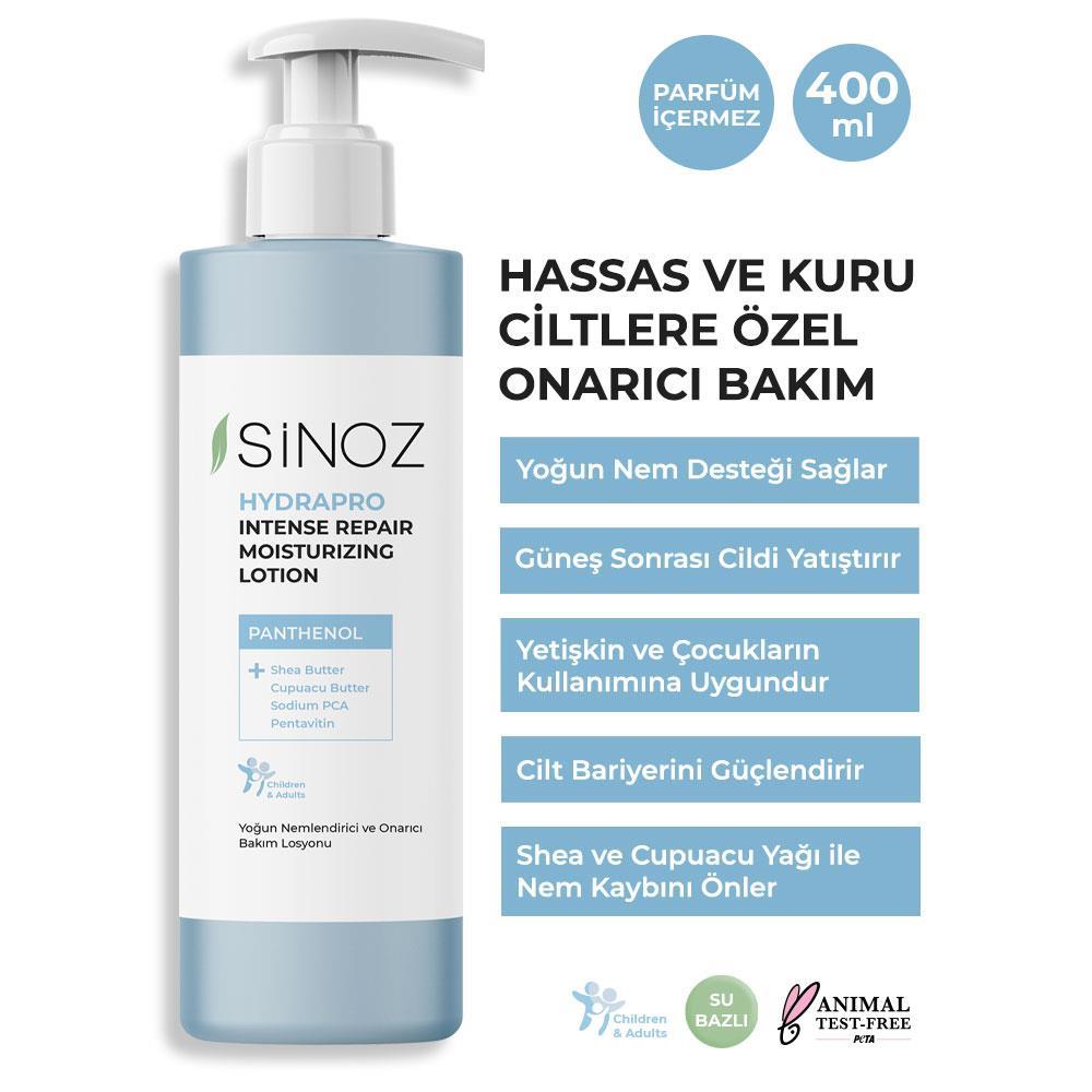 Sinoz Yoğun Nemlendirici ve Onarıcı Bakım Losyonu 400 ml