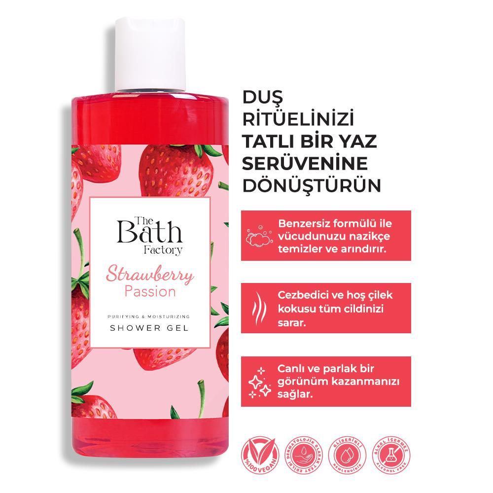 The Bath Factory Çilekli Duş Jeli 400 ML