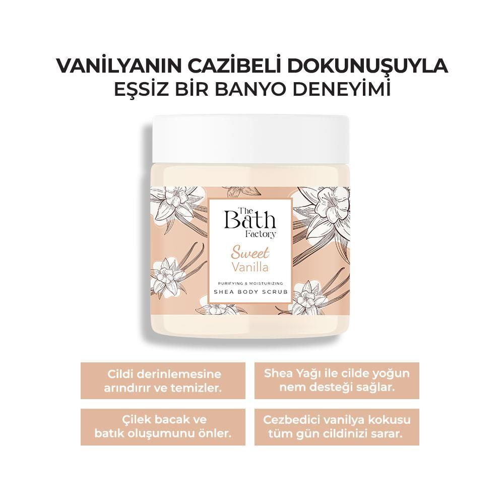 The Bath Factory Sweet Vanilya Vücut Peelingi 300 GR