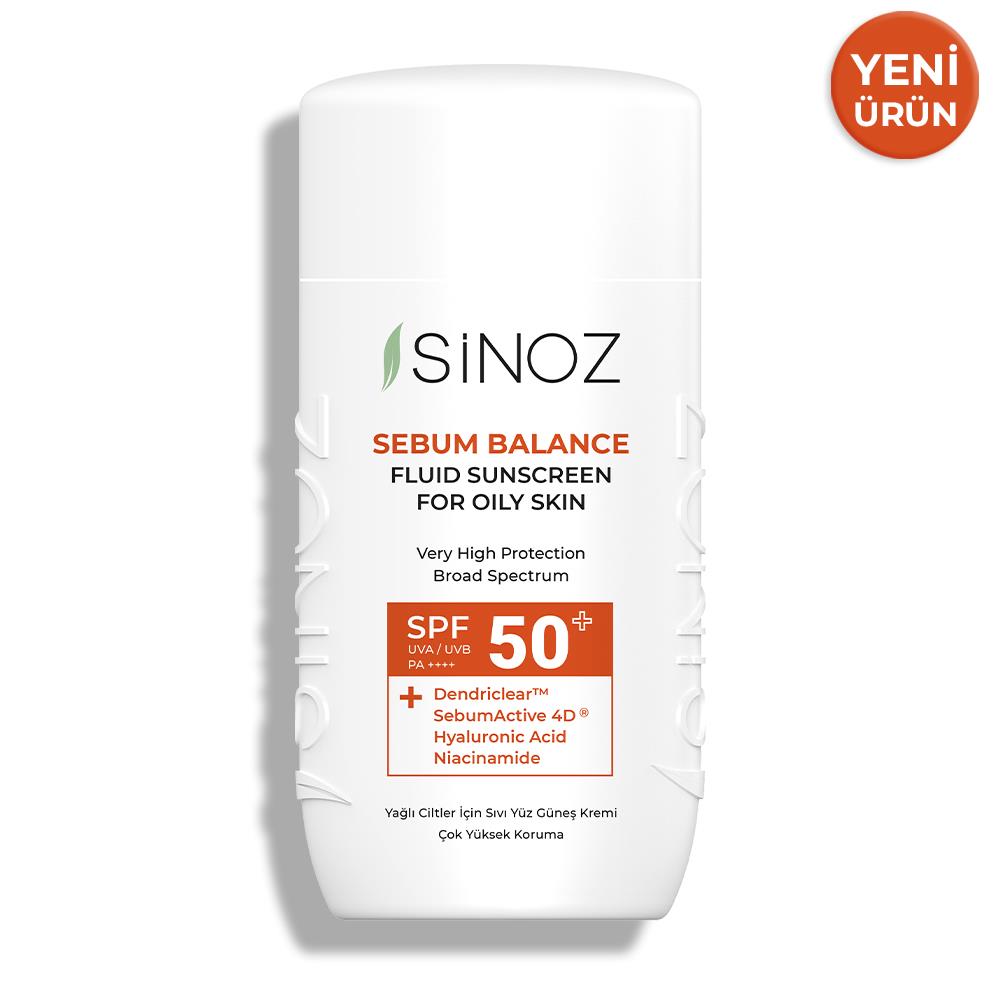 Sinoz Sebum Balance Fluid Sunscreen For Oily Skin (İhracata Özel )