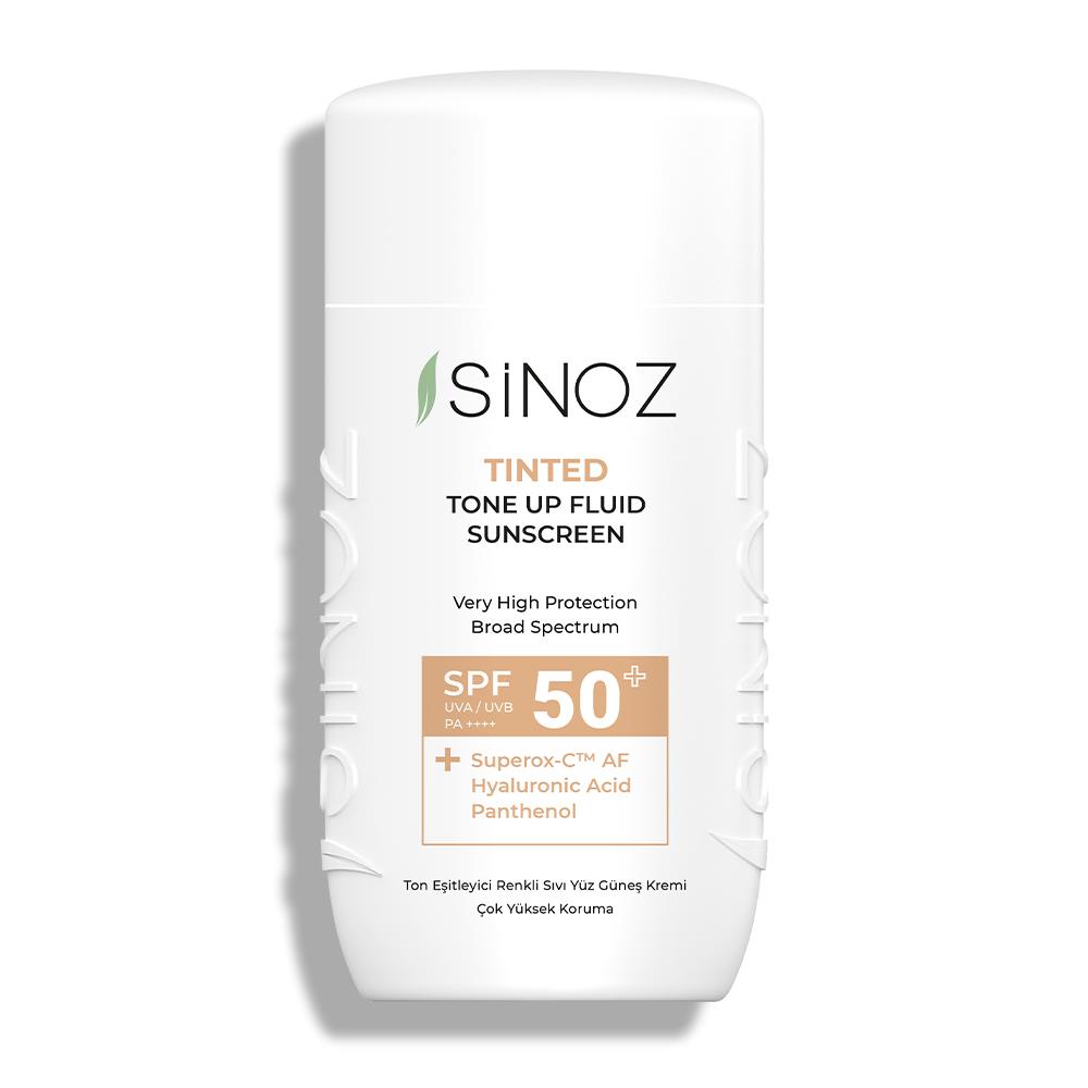 Sinoz Tinted Tone Up Fluid  Sunscreen 50 ml (İhracata Özel)