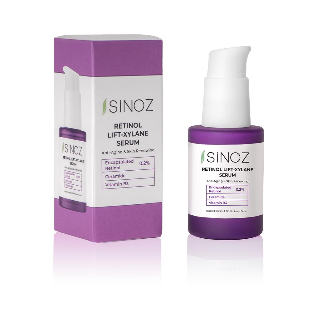 Sinoz Retinol Lift-Xylane Kırışıklık Karşıtı & Cilt Yenileyici Serum 30 ml