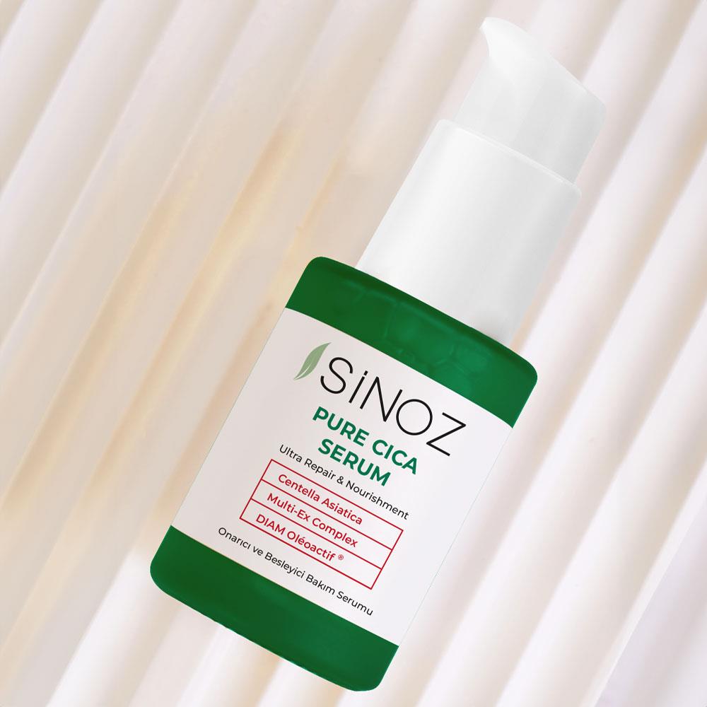 Sinoz Pure Cica Ultra Onarıcı ve Besleyici Bakım Serumu 30Ml.