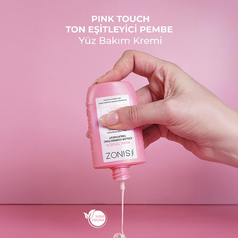 Pink Touch Anında Ton Eşitleyici Pembe Yüz Bakım Kremi Spf50 - Mineral Güneş Filtreleri 50ml