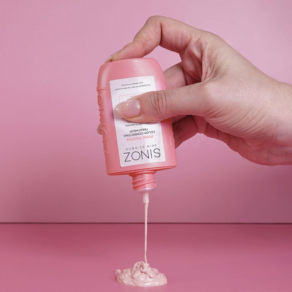 Sinoz Pink Touch Anında Ton Eşitleyici Sıvı Güneş Kremi SPF50+ Mineral Güneş Filtreleri 50 ml 