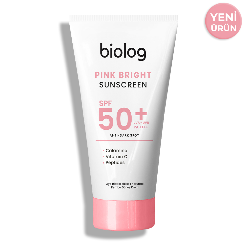 Biolog Pink Bright Yüksek Korumalı Pembe Güneş Kremi 50 ml.