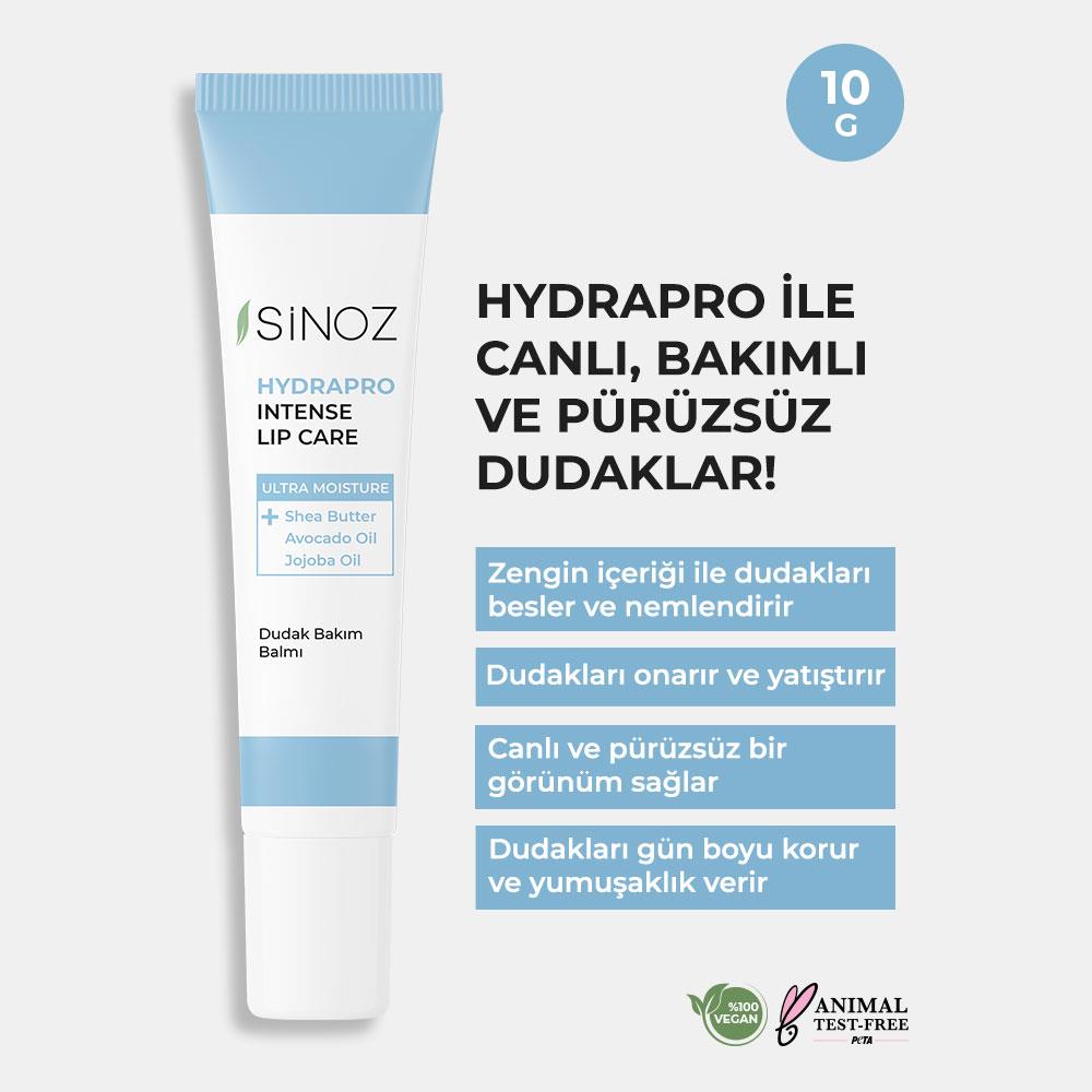 Sinoz Hydrapro Yoğun Nemlendirici Dudak Bakım Balmı 10g