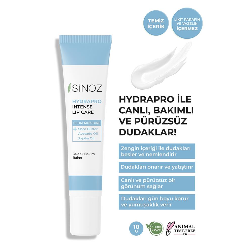 Sinoz Hydrapro Yoğun Nemlendirici Dudak Bakım Balmı 10g