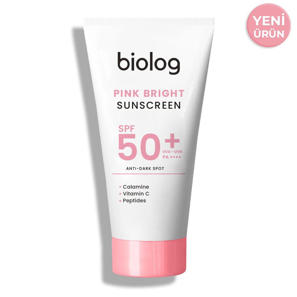 Biolog Pink Bright Yüksek Korumalı Pembe Güneş Kremi 50 ml.