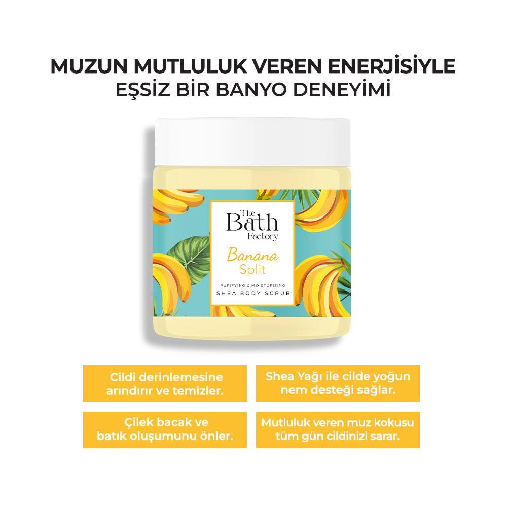 The Bath Factory Besleyici Arındırıcı Nemlendirici Muzlu Vücut Peelingi 300 GR