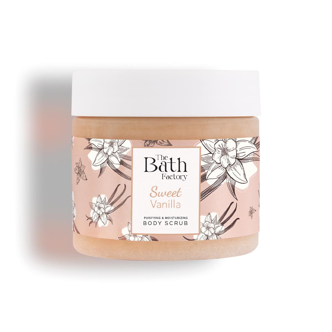 The Bath Factory Vanilyalı Vücut Peelingi + Vanilyalı Duş Jeli	