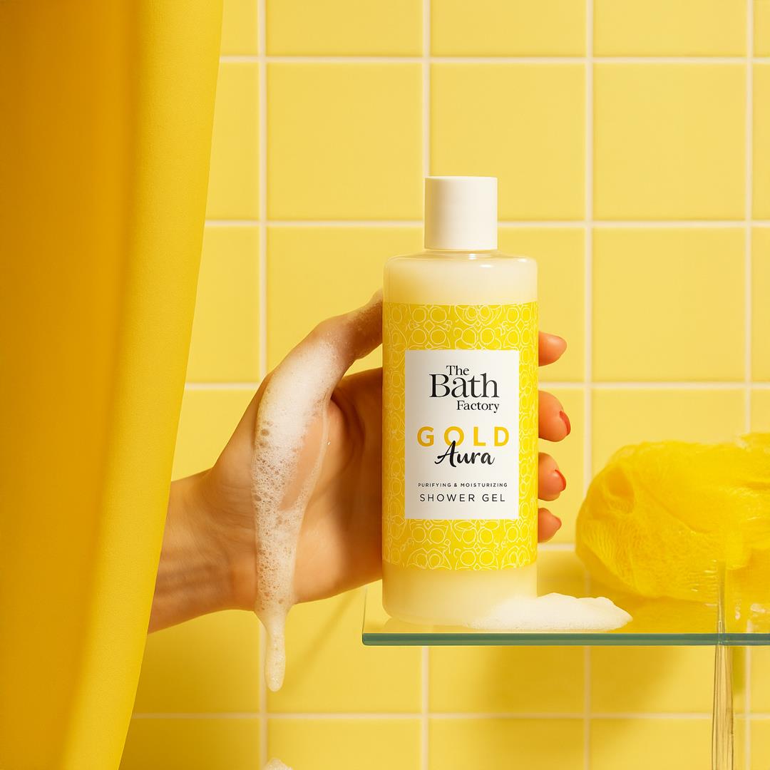 The Bath Factory Nemlendirici ve Besleyici Gold Aura Duş Jeli 400 ML