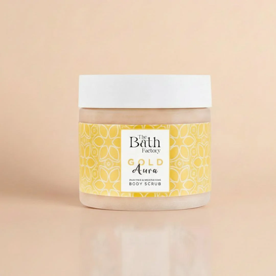 The Bath Factory Besleyici Arındırıcı Nemlendirici Gold Aura Vücut Peelingi 300 GR	 