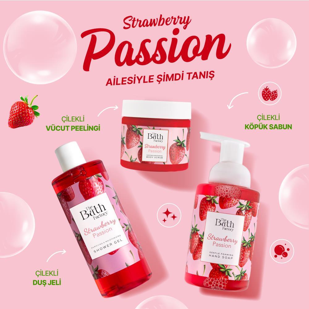 The Bath Factory Nemlendirici ve Besleyici Çilekli Duş Jeli 400 ML	