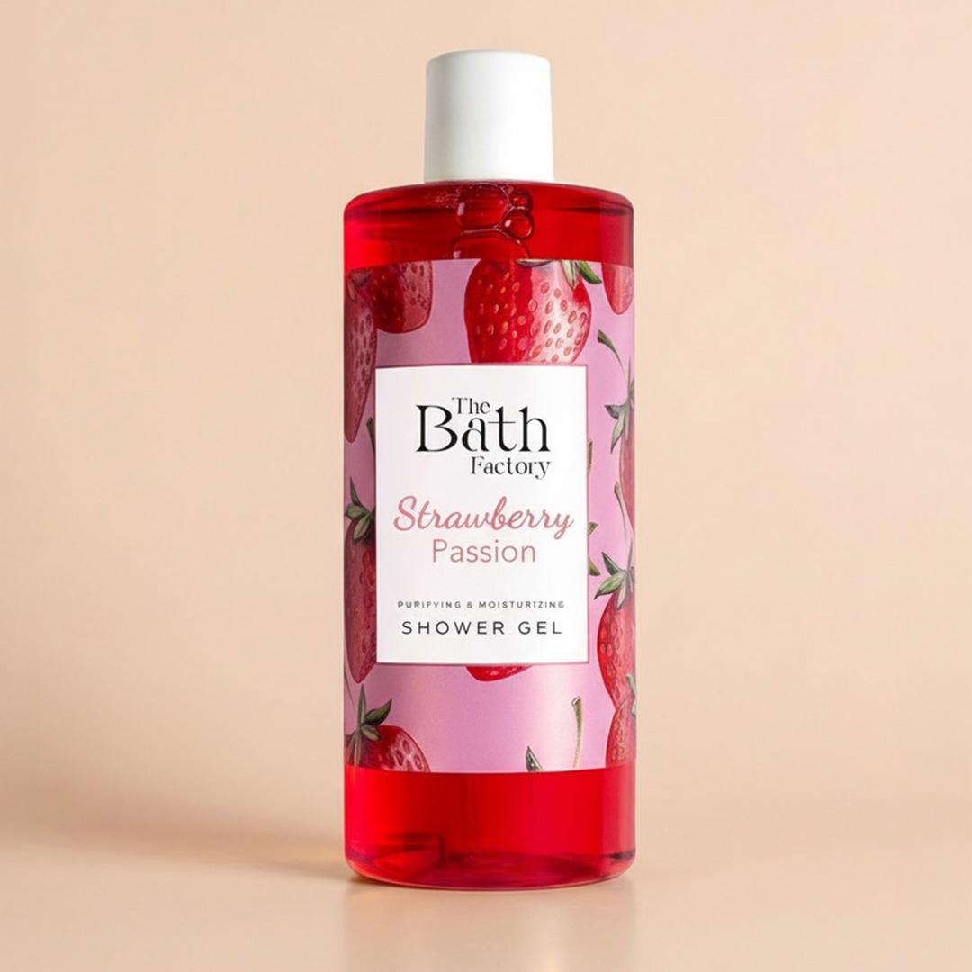 The Bath Factory Nemlendirici ve Besleyici Çilekli Duş Jeli 400 ML	