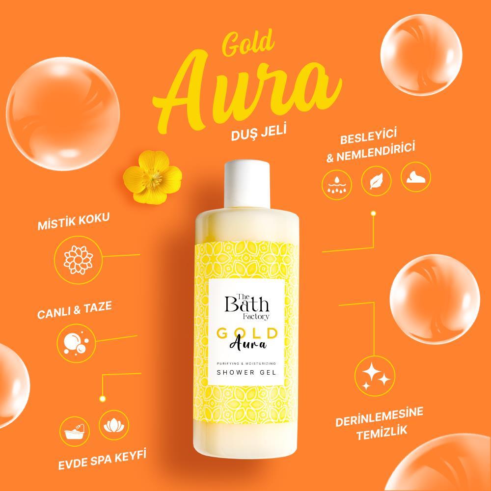 The Bath Factory Gold Aura Duş Jeli (2 x 400 ML)