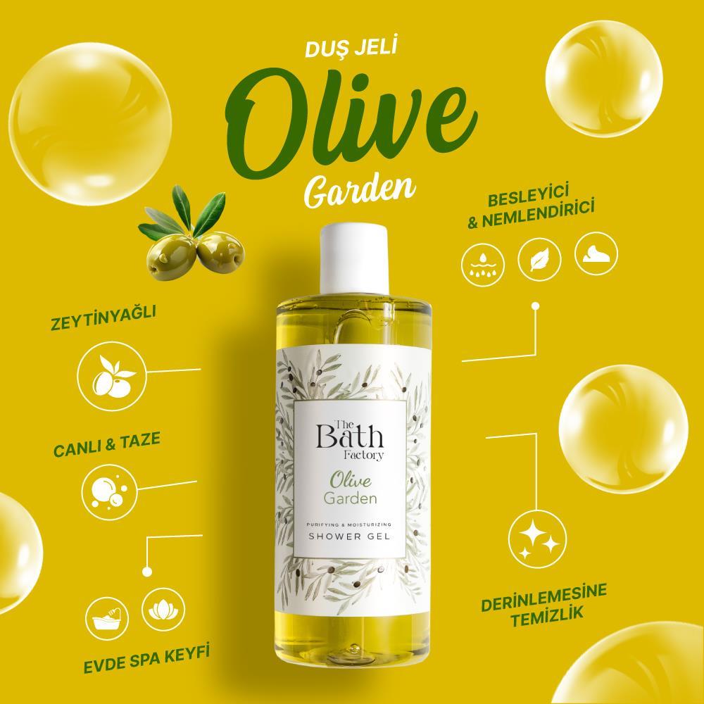 The Bath Factory Nemlendirici ve Besleyici Zeytinyağlı Duş Jeli 400 ML
