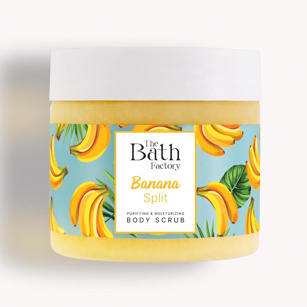 The Bath Factory Besleyici Arındırıcı Nemlendirici Muzlu Vücut Peelingi 300 GR	