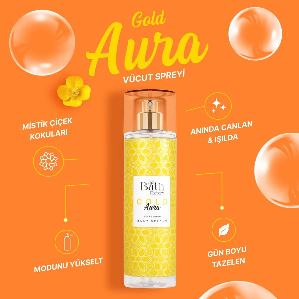The Bath Factory Gold Aura Vücut Spreyi 200 ML