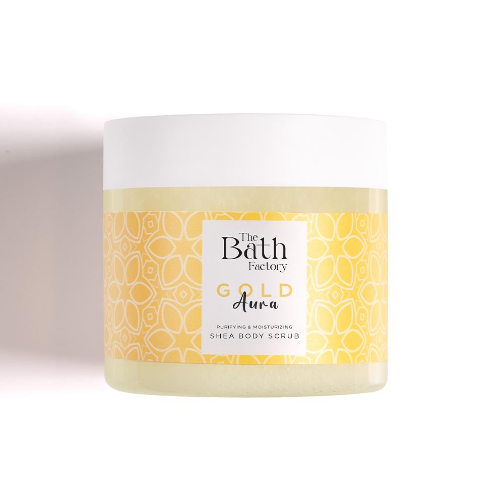 The Bath Factory Gold Aura Vücut Peelingi + Gold Aura Duş Jeli	