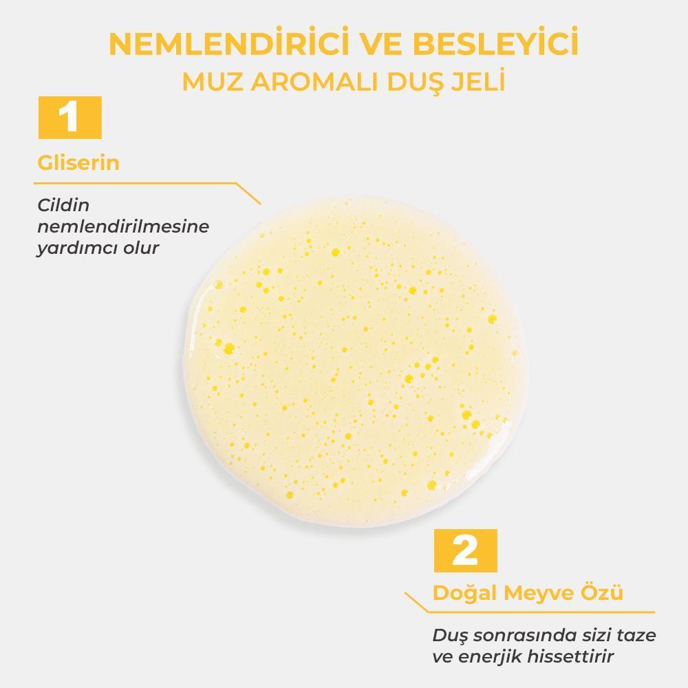 The Bath Factory Nemlendirici ve Besleyici Muzlu Duş Jeli 400 ML