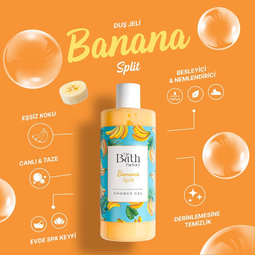 The Bath Factory Nemlendirici ve Besleyici Muzlu Duş Jeli 400 ML