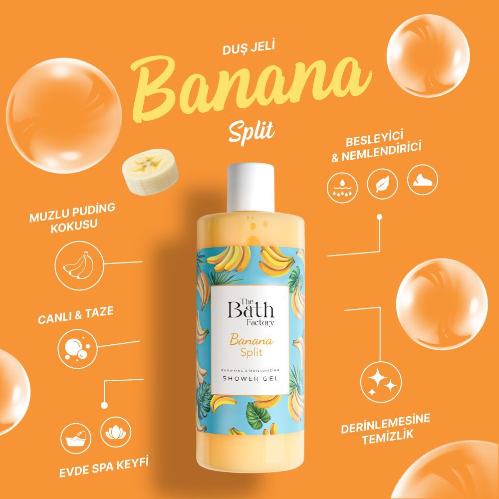 The Bath Factory Nemlendirici ve Besleyici Muzlu Duş Jeli 400 ML