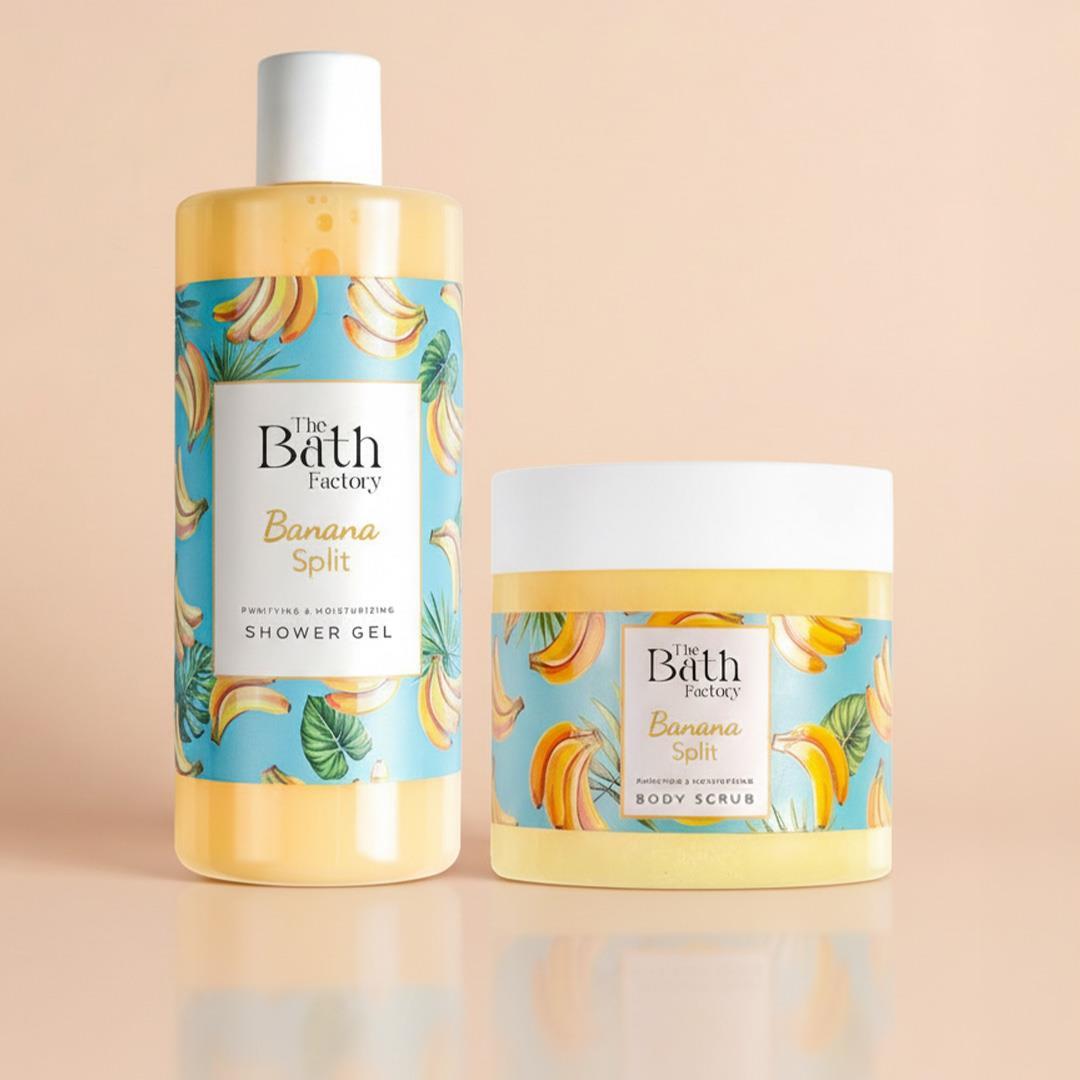 The Bath Factory Muzlu Vücut Peelingi + Muzlu Duş Jeli	