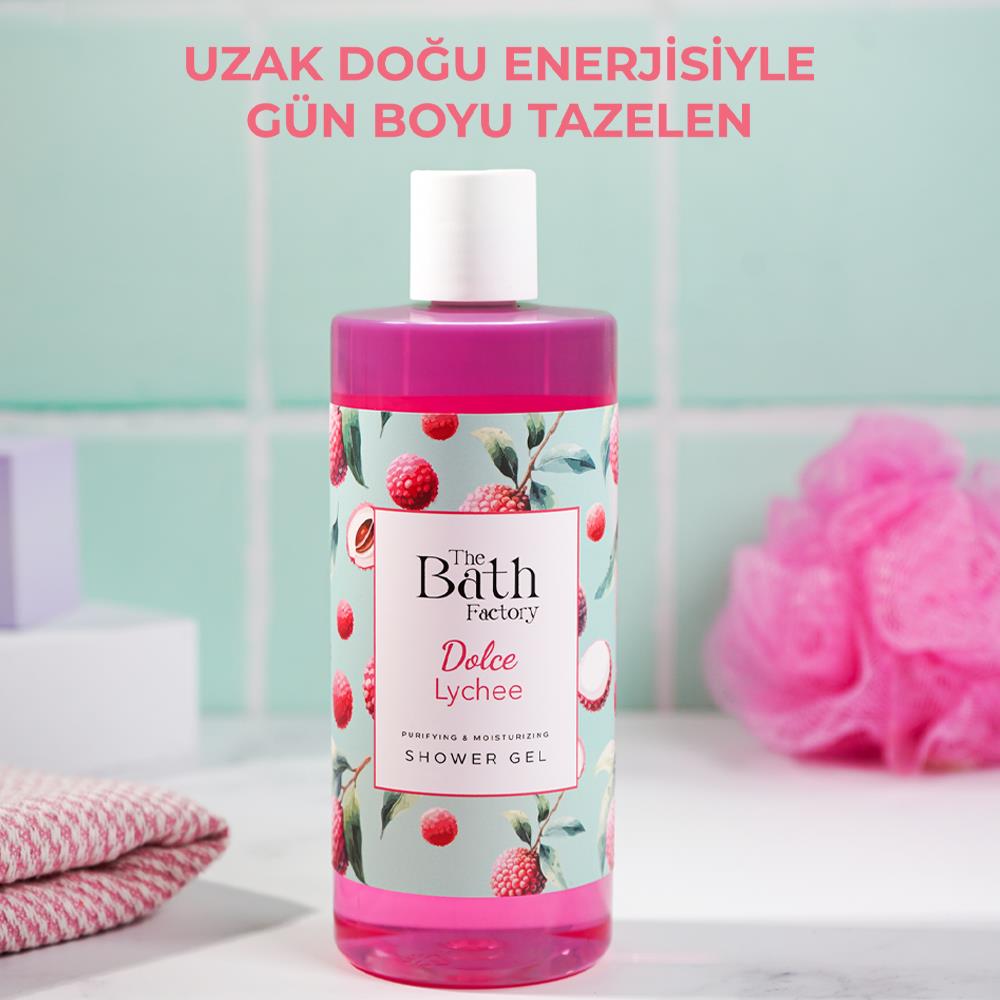 The Bath Factory Nemlendirici ve Besleyici Liçi Aromalı Duş Jeli 400 ML