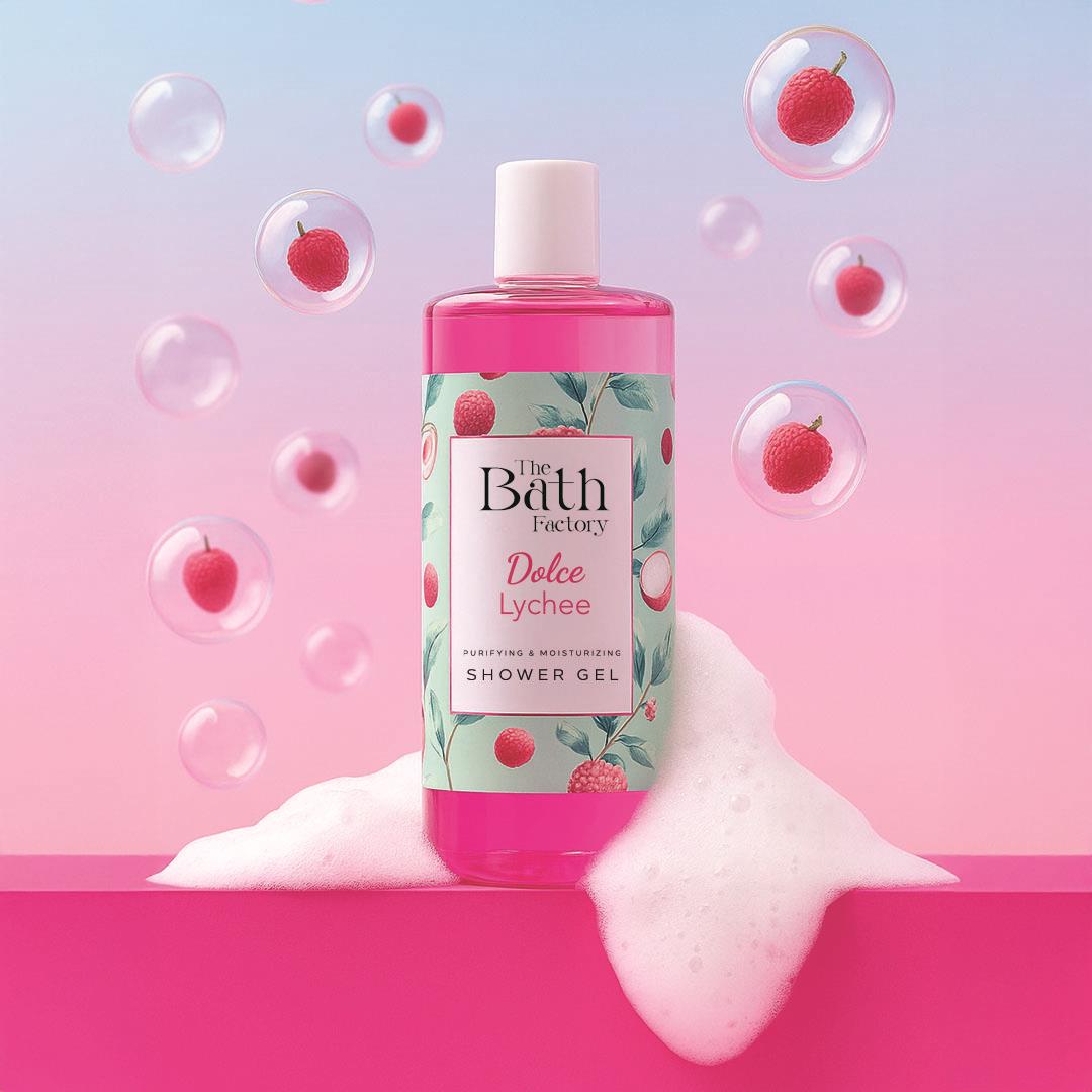 The Bath Factory Nemlendirici ve Besleyici Liçi Aromalı Duş Jeli 400 ML