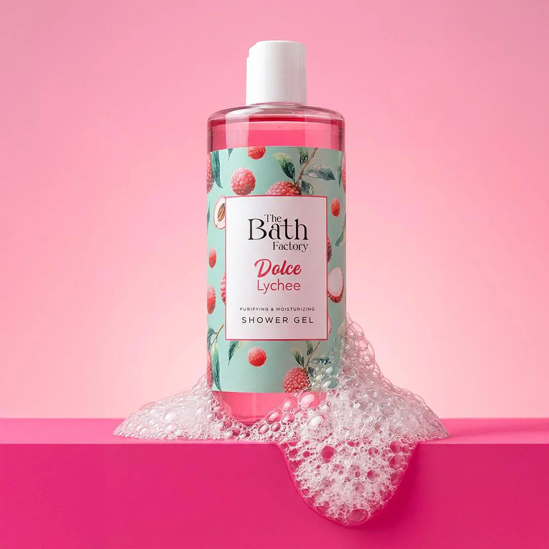 The Bath Factory Nemlendirici ve Besleyici Liçi Aromalı Duş Jeli 400 ML