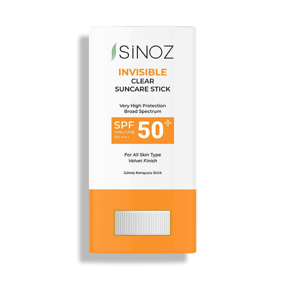 Sinoz SPF50+ Nemlendirici ve Yatıştırıcı Yüksek Korumalı Şeffaf Stick Güneş Kremi 15 gr