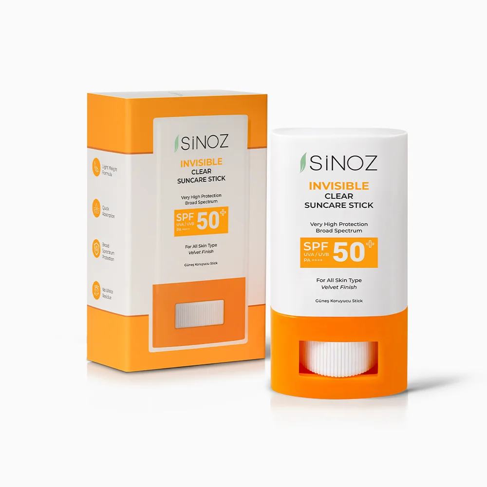 Sinoz SPF50+ Şeffaf Stick Güneş Kremi 15 gr