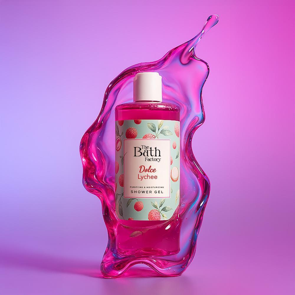 The Bath Factory Duş Jeli Seti (Liçi - Vanilya - Gold Aura) (3 X 400 ML)