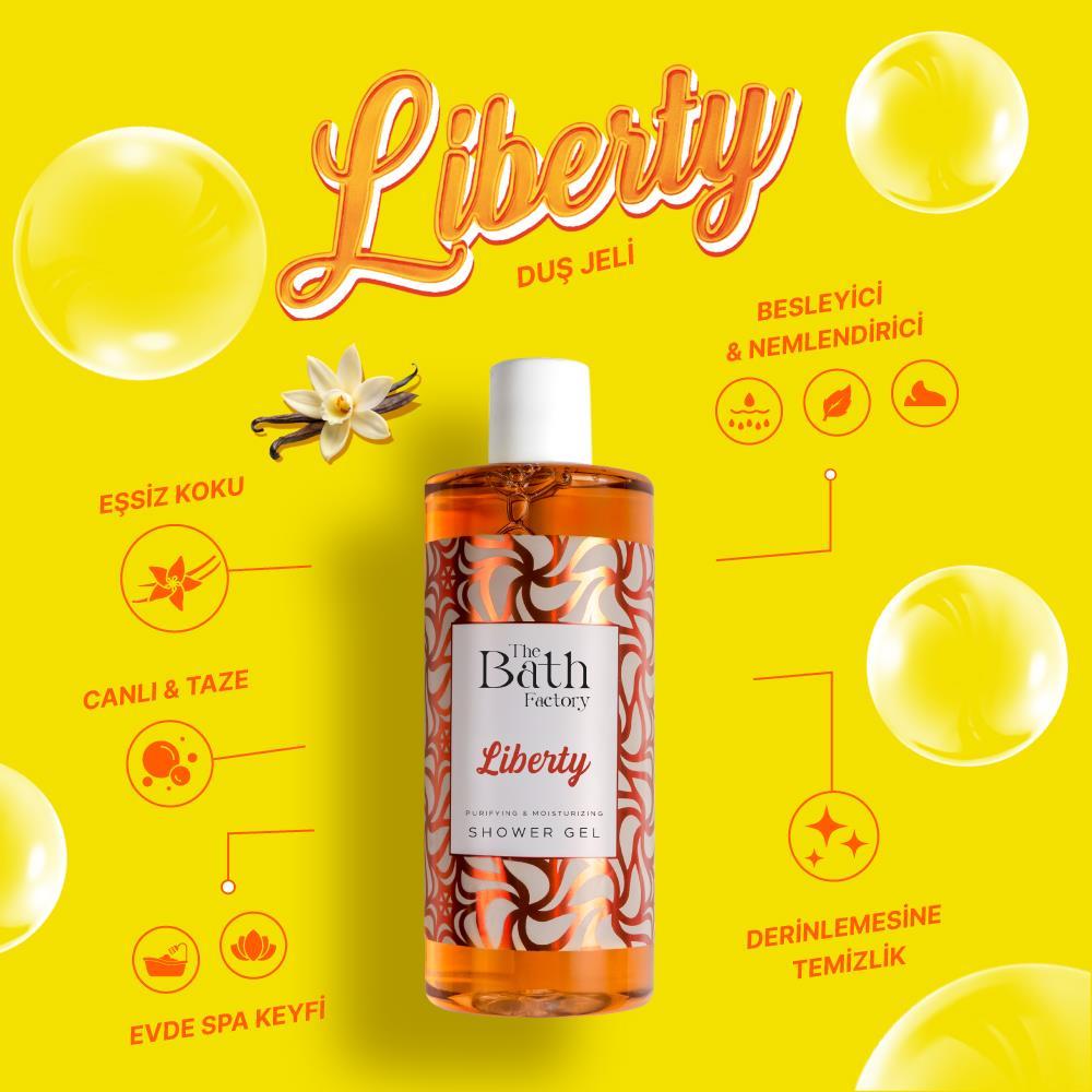 The Bath Factory Nemlendirici ve Besleyici Liberty Duş Jeli 400 ML