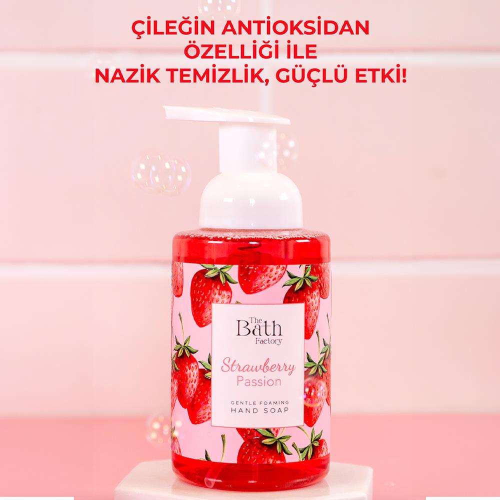 The Bath Factory Nemlendirici Çilekli Köpük Sabun 300 ML