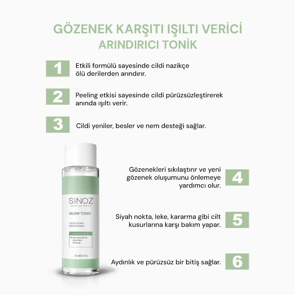 Sinoz Arındırıcı ve Gözenek Küçültücü Bakım Seti