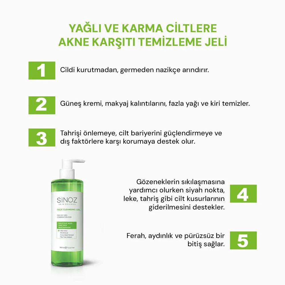 Sinoz Arındırıcı ve Gözenek Küçültücü Bakım Seti