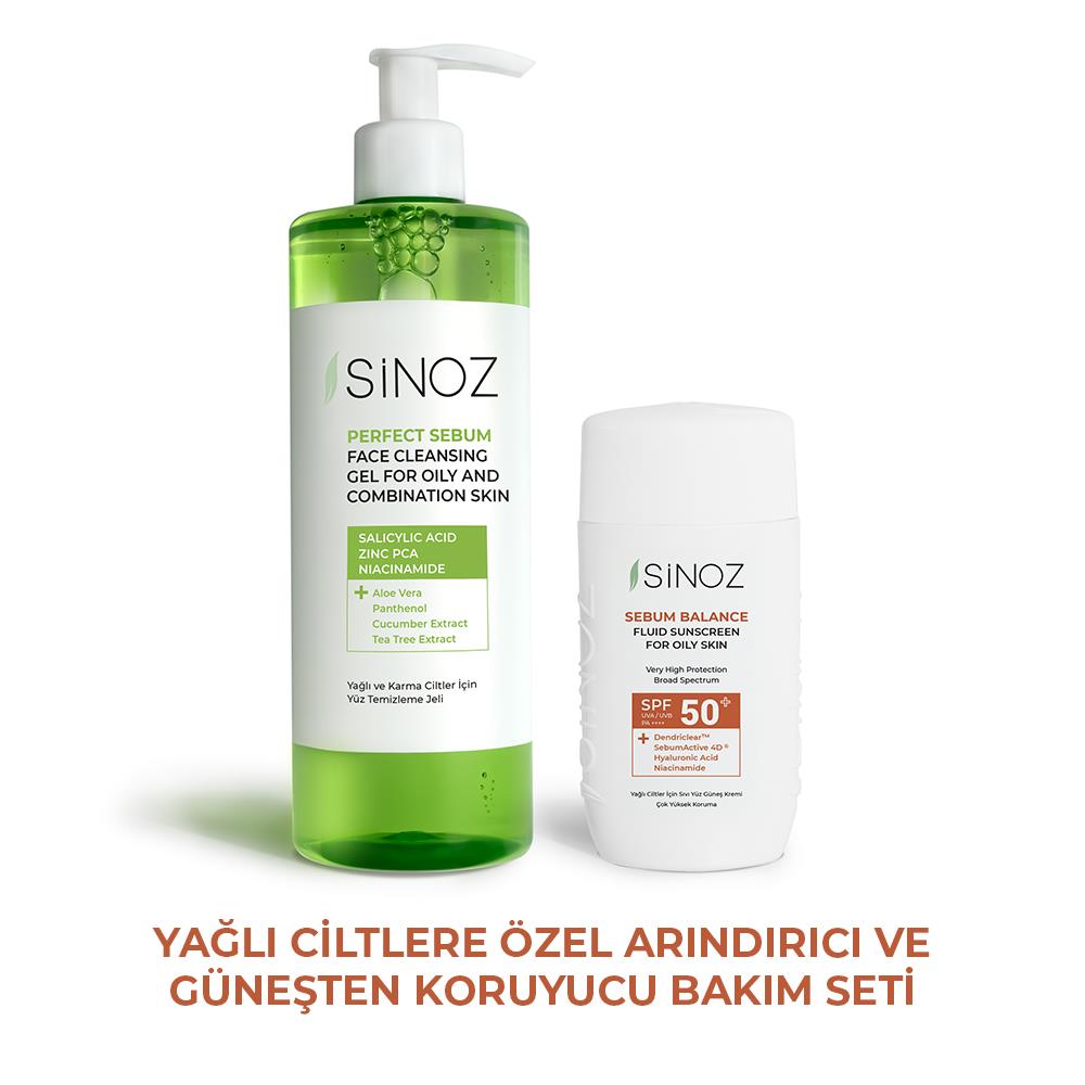 Yağlı Ciltlere Özel Arındırıcı ve Güneşten Koruyucu Bakım Seti
