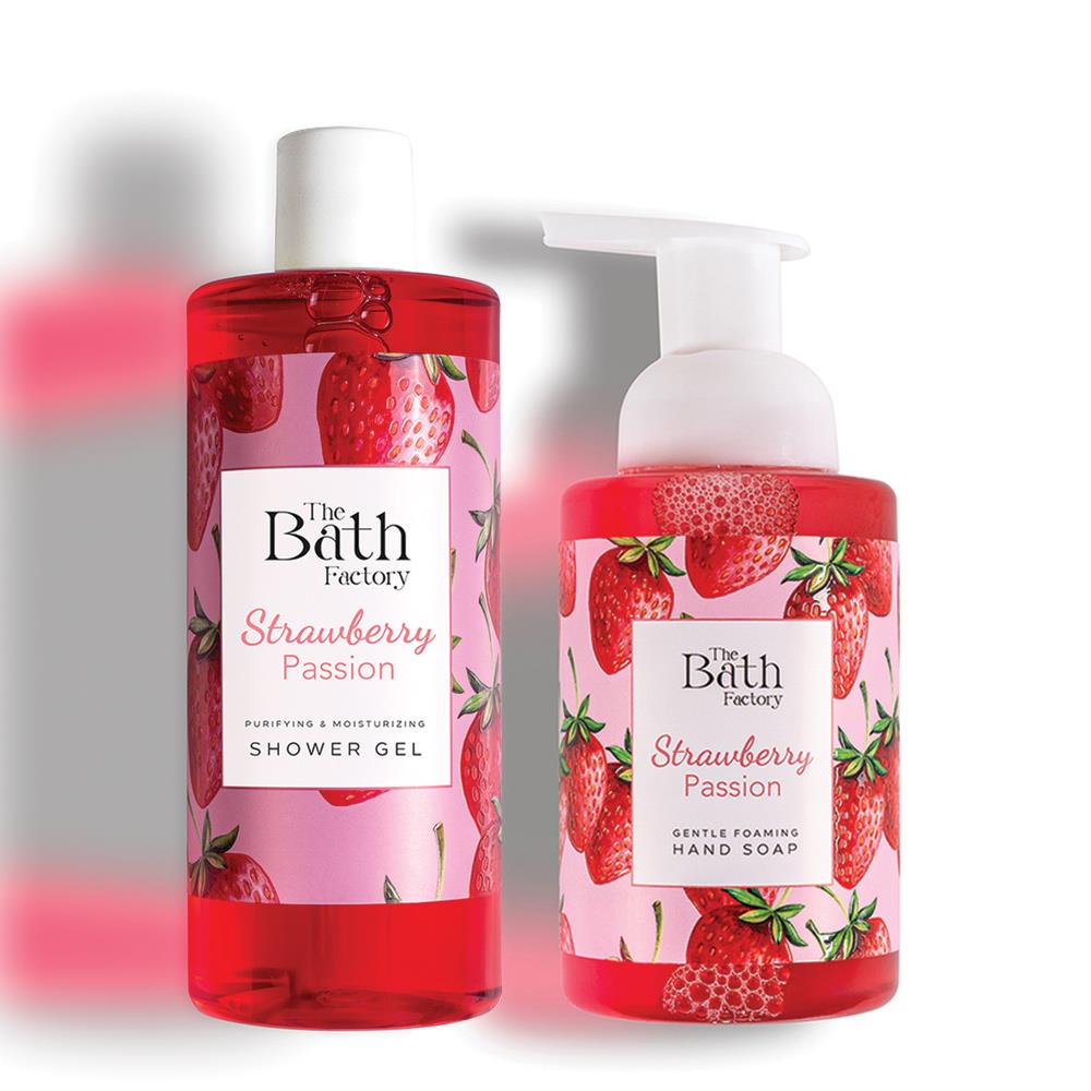 The Bath Factory Çilek Duş Jeli + Çilek Köpük Sabun