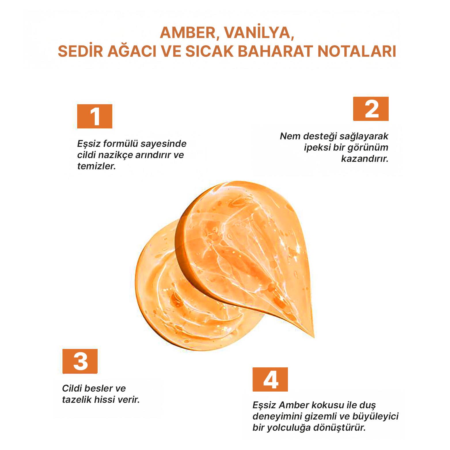 The Bath Factory Nemlendirici Ve Besleyici Dark Amber Duş Jeli 400 ML