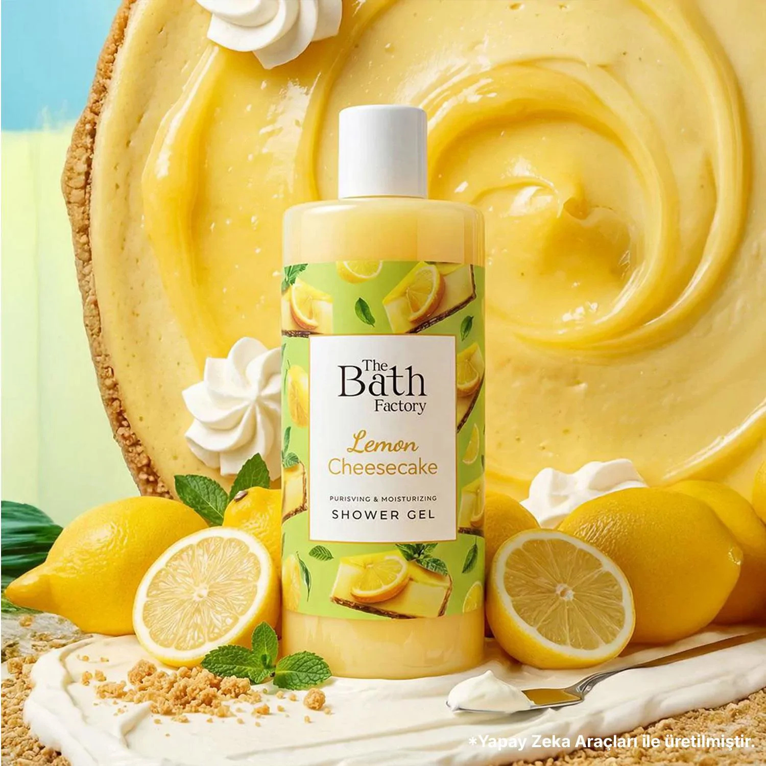 The Bath Factory Nemlendirici Ve Besleyici Limonlu Cheesecake Aromalı Duş Jeli 400 ml
