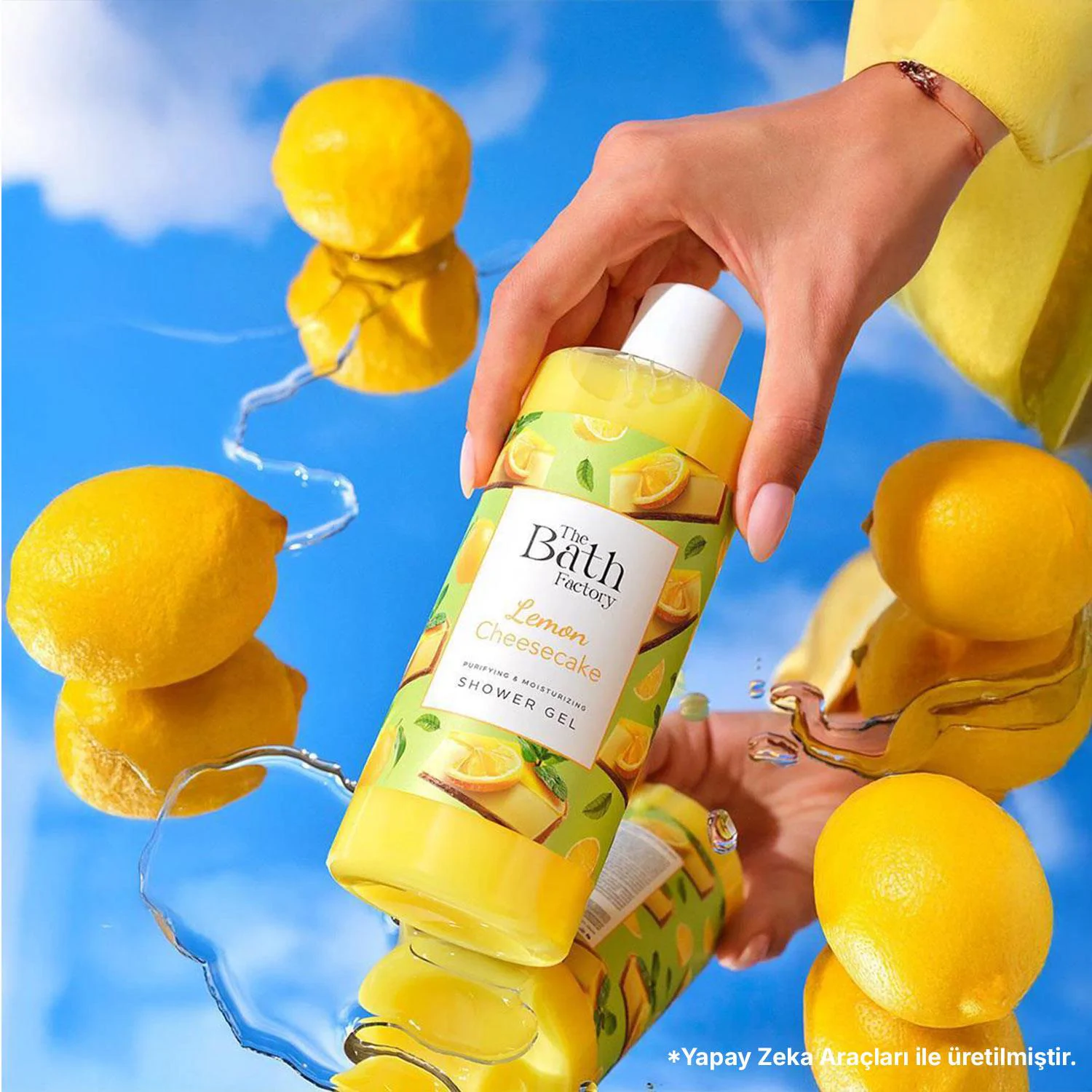 The Bath Factory Nemlendirici Ve Besleyici Limonlu Cheesecake Aromalı Duş Jeli 400 ml
