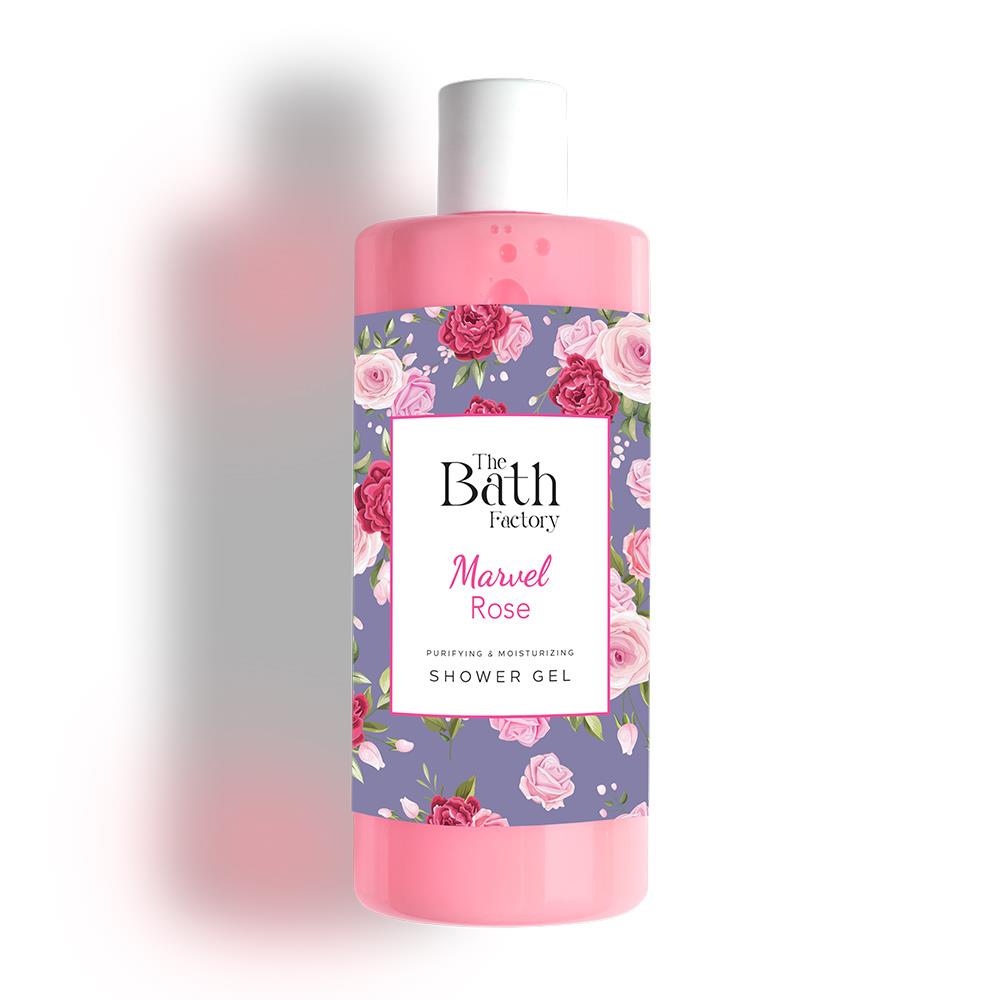 The Bath Factory Nemlendirici Ve Besleyici Marvel Rose Duş Jeli 400 ML