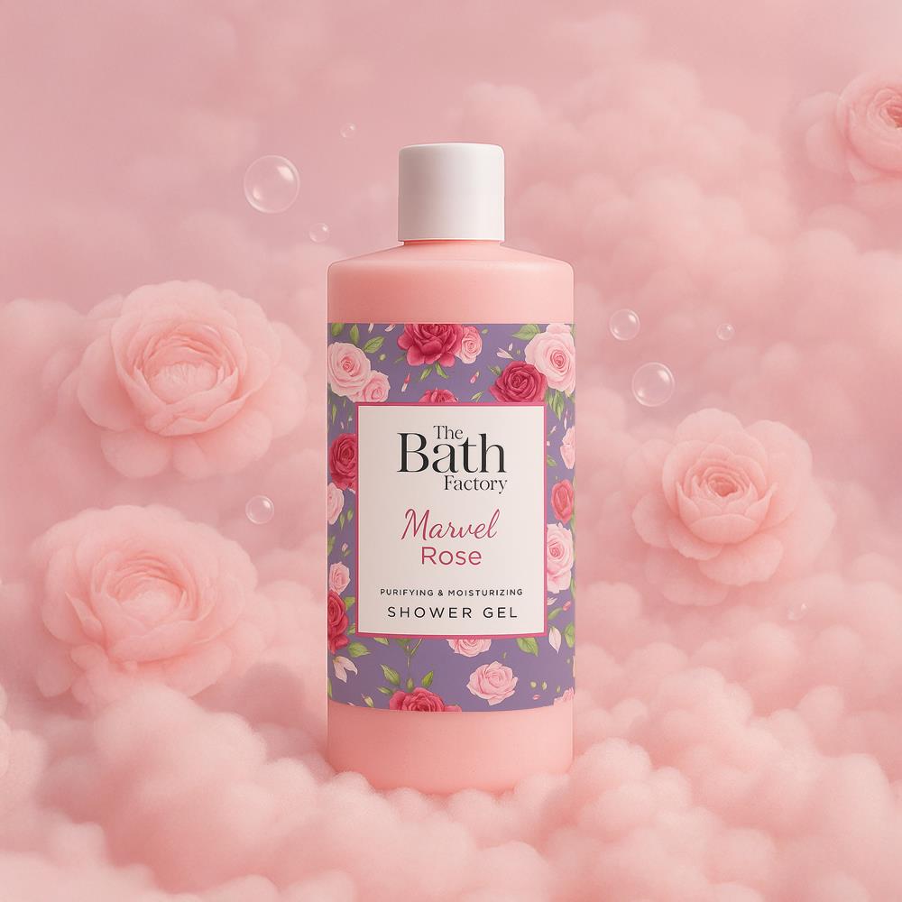 The Bath Factory Nemlendirici Ve Besleyici Marvel Rose Duş Jeli 400 ML