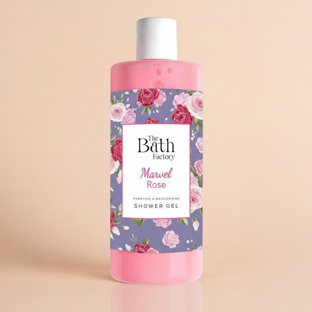 The Bath Factory Nemlendirici Ve Besleyici Marvel Rose Duş Jeli 400 ML