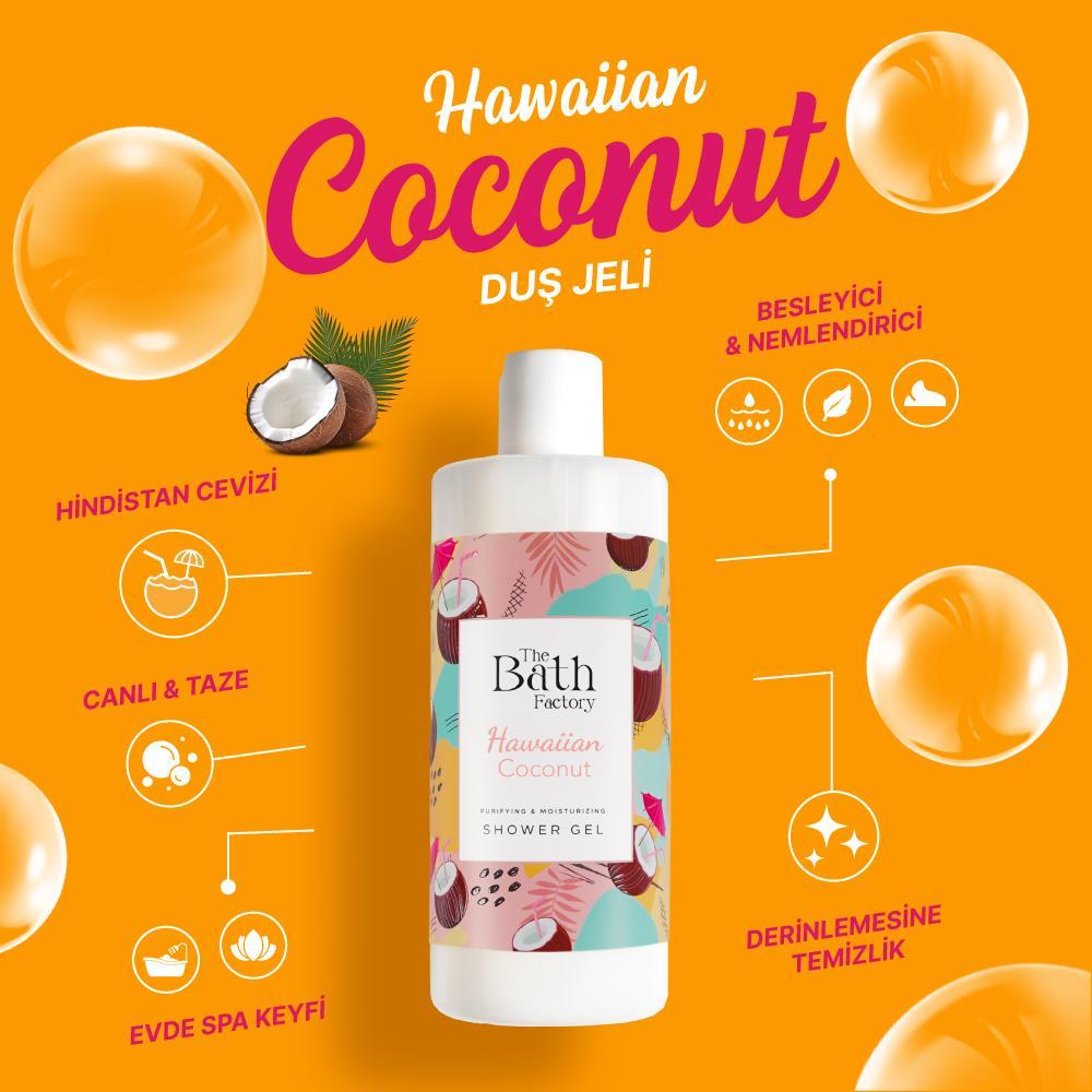 The Bath Factory Nemlendirici Ve Besleyici Hindistan Cevizli Duş Jeli 400 ML