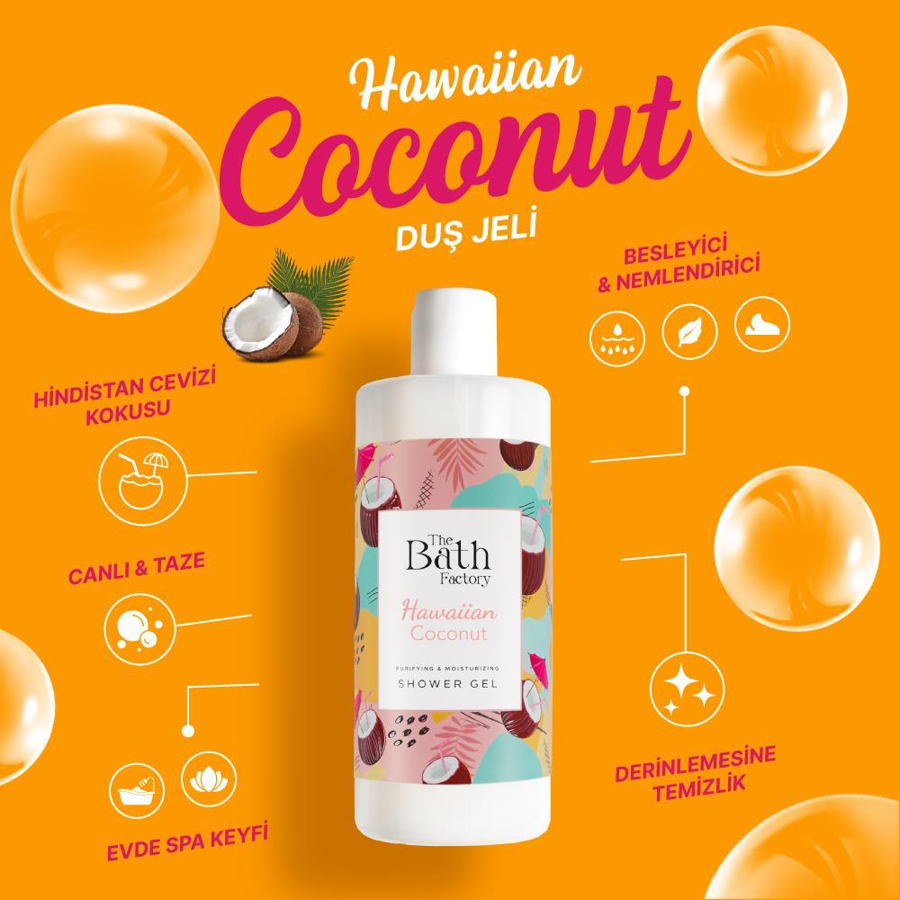 The Bath Factory Nemlendirici Ve Besleyici Hindistan Cevizli Duş Jeli 400 ML