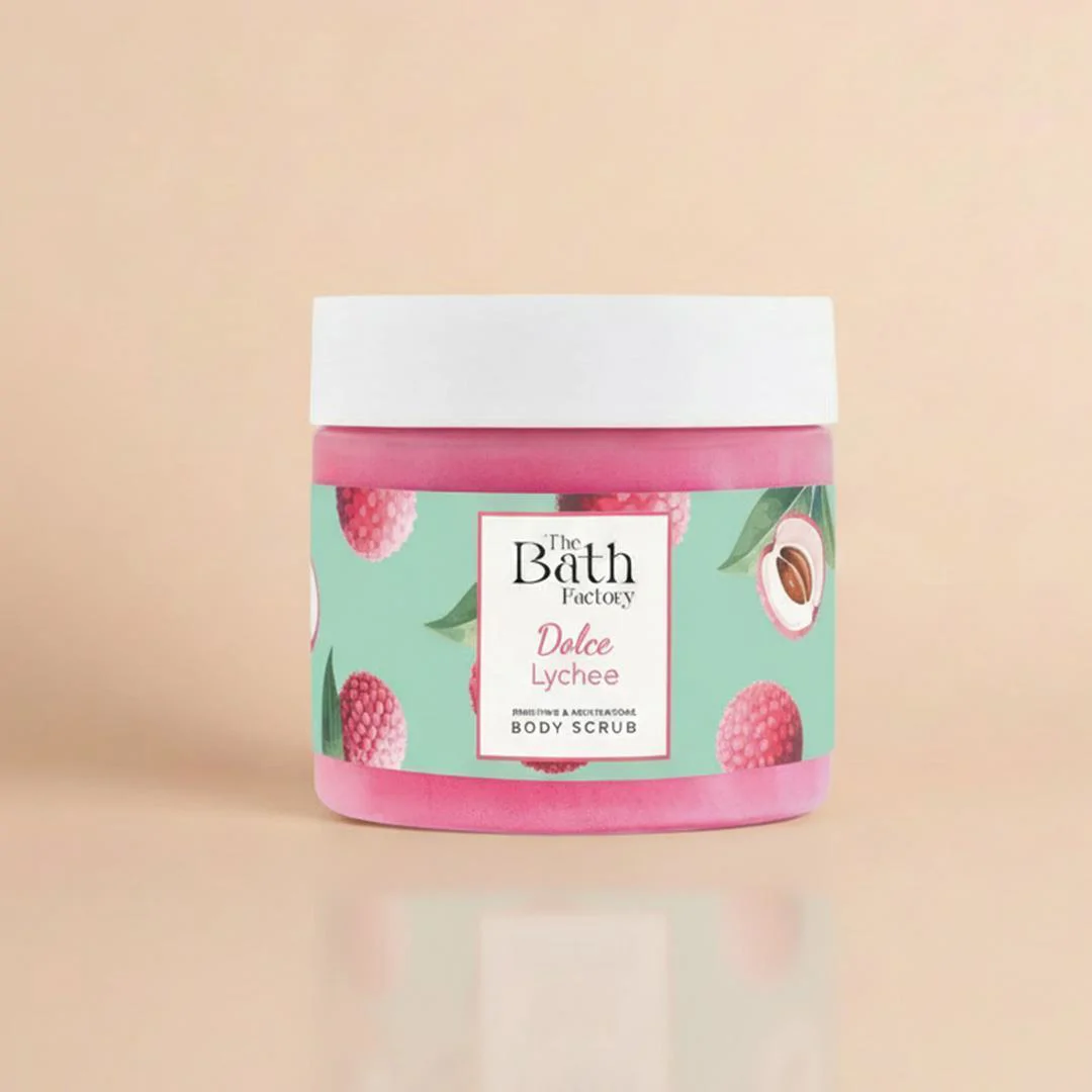 The Bath Factory Besleyici Arındırıcı Nemlendirici Liçi Aromalı Vücut Peelingi 300 GR